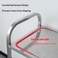 3-tier Stainless Steel Trolley with 360° rotation castor wheels, Size: 96 cm x 50 cm x 96 cm