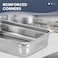 Perforated Stainless steel gastronorm (GN) container/pan 1/1 (530 x 325 x 100 mm) Capacity: 13.5 liters, Value Pack of 3 pieces