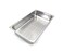 Perforated Stainless steel gastronorm (GN) container/pan 1/2 (325 x265 x 100 mm) Capacity: 6 liters, Value Pack of 3 pieces