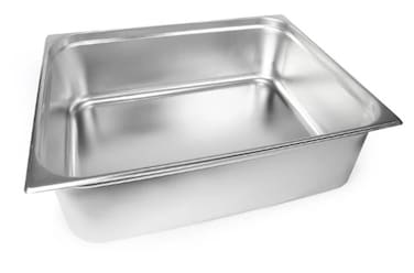 Stainless steel gastronorm (GN) container/pan 1/1 (650 x 530 x 200 mm) Capacity: 58 liters