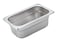 Stainless steel gastronorm (GN) container/pan 1/9 (176 x 108 x 65 mm) Capacity: 0.6 liter,  Value Pack of 6 Pieces
