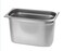 Stainless steel gastronorm (GN) container/pan 1/9 (176 x 108 x 150 mm) Capacity: 1.2 liter,  Value Pack of 6 Pieces