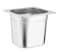 Stainless steel gastronorm (GN) container/pan 1/6 (176 x 162 x 200 mm) Capacity: 3.0 liter, Value Pack of 6 pieces