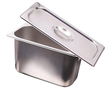 Lid for 1/3 (355 x 325 mm) Stainless steel gastronorm (GN) container/pan, Value Pack of 10 Pieces