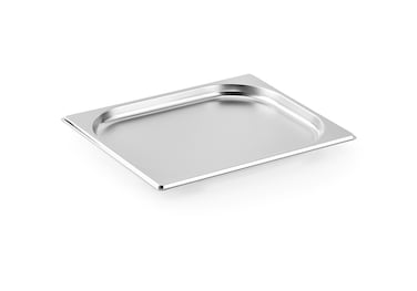 Stainless steel gastronorm (GN) container/pan 1/2 (325 x265 x 20 mm) Capacity: 0.85 liters, Value Pack of 10 pieces