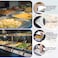 Stainless steel gastronorm (GN) container/pan 1/2 (325 x265 x 65 mm) Capacity: 4 liters, Value Pack of 3 pieces