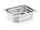 Stainless steel gastronorm (GN) container/pan 1/2 (325 x265 x 100 mm) Capacity: 6 liters, Value Pack of 3 pieces