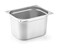 Stainless steel gastronorm (GN) container/pan 1/2 (325 x265 x 200 mm) Capacity: 11 liters, Value Pack of 3 pieces