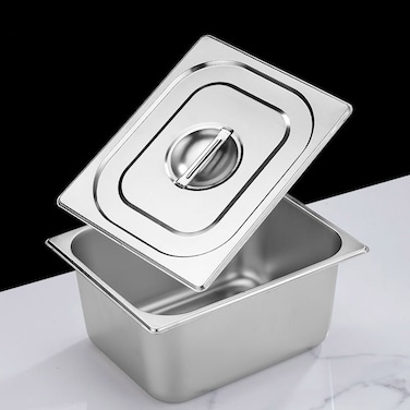 Lid for 1/2 (325 x 265 mm) Stainless steel gastronorm (GN) container/pan,  Value Pack of 10 pieces