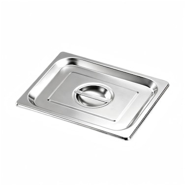 Lid for 2/3 (355 x 325 x 65 mm) Stainless steel gastronorm (GN) container, Pack of 6 pieces