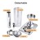 Stainless Steel Cereal Dispenser - Double Head, 6 Liter