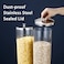 Stainless Steel Cereal Dispenser - Double Head, 7 Liter