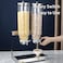Stainless Steel Cereal Dispenser - Double Head, 7 Liter