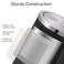 9 Liter 360&deg; Swing Lid Trash Bin Black Matte