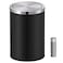 9 Liter 360&deg; Swing Lid Trash Bin Black Matte