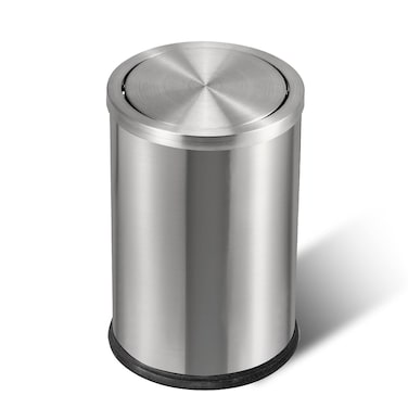 9 Liter Stainless Steel 360&deg; Swing Lid Trash Bin