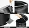 5 Liter (Black) Round Dust Bin