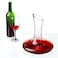 Red Wine Decanter - Hand Blown, Lead-Free Crystal Glass Decanter - Full Bottle (1.8L)