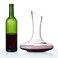 Red Wine Decanter - Hand Blown, Lead-Free Crystal Glass Decanter - Full Bottle (1.8L)