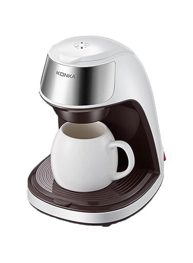 KONKA Electric Coffee Machine, Home Office Multi-Function Coffee Maker Drip, Espresso Coffee Maker, Steam Extraction, Anti-Dry Burn