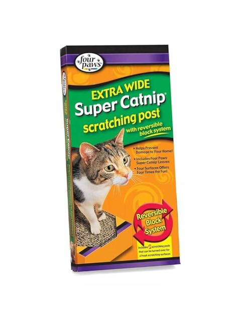 Four Paws Catnip Scratching Post, X-Wide One Size