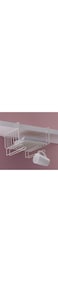 Home Box Maisan Over The Shelf Holder Basket With Mug Hooks
