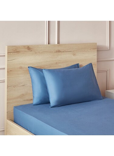 Box Essential 2-Piece Cotton Pillow Cover Set 75 x 50 cm