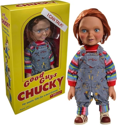 Mezco Chucky Designers Series Mega Scale - Child'S Play: Talking Good Guys,Multicolor,15-Inch