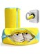 Washing Machine Bag &acirc;&euro;&ldquo; 360&Acirc;&deg; Deep Clean Sneaker Laundry Bag with Auto-Lock Zipper, Reusable Chenille Fabric for Sports, Tennis &amp; Casual Shoes, Protects from Scratches, Deformation &amp; Fading, Yellow