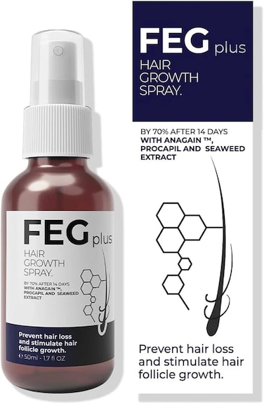 FEG PLUS HAIR GROWTH SPRAY  50ml