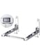 ChicAbode Microwave Oven Wall Mount Bracket, Foldable Stretch Rack for Microwave Oven, 304 Stainless Steel Shelf Holder, Microwave Oven Wall Mount Stand Holder, with Hooks, Rack Load 100 lb