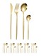 Set 24 Pieces Knife, Fork and Spoon Gold