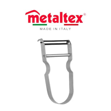 Metaltex Zack Stainless Steel Swivel Vegetable Peeler &ndash; Ultra-Sharp &amp; Durable
