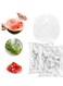 200 Pcs Fresh Keeping Bags, Elasticated Food Covers Cling Film Bag Plastic Food Covers Disposable Food Covers Plastic Wrap for Fruit Vegetables Food