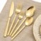 MAAC Home Gold Prestige Luxe Cutlery Set - Set of 30 Luxurious Elegant Durable and Classic Premium Design Cutlery Set Perfect for everyday use, and get together, restaurant, banquet