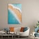 MAAC Home Ocean Bliss 3D Printed Relief Art Abstract Canvas Wall Art - Modern Decorative Wall D&eacute;cor for Living Room Bedroom Home Decorations