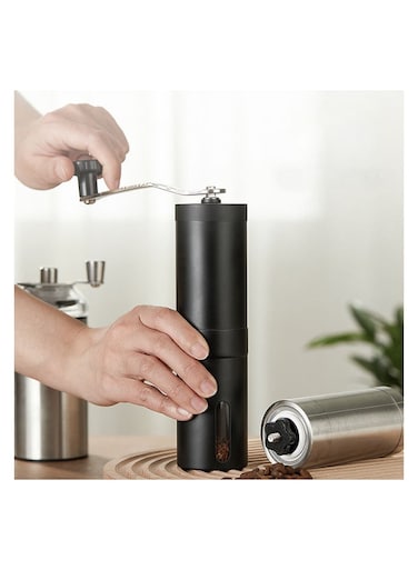 Coffee Bean Grinder black Standard&iuml;&frac14;&OElig;Portable for Travel Convenient