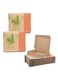 Pack of 50 Small Ramadan Kareem Kraft Paper Food Container - Iftar Meal Box, Takeout Box for Snacks and Desserts