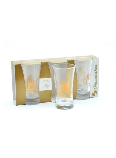 LALEZAR 300cc Tumbler &acirc;&euro;&ldquo; 3-Piece Elegant Glass Set