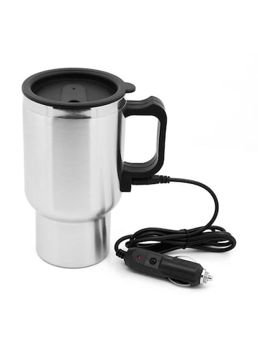 Stainless Steel Car Electric Heating Cup Travel Kettle Mug with Auto Heating, Portable Coffee Tea Water Heater for Car &amp; Truck