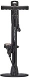 مضخة أرضية للدراجات من سبارتان للاستخدام المنزلي وعلى الطرقات - رأس صمام مزدوج لصمامات شريدر وبريستا، مقبض على شكل حرف T مصبوب بشكل مشترك، أسطوانة ألومنيوم شديدة التحمل