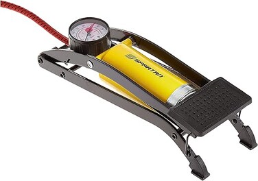 مضخة قدم سبارتان - أسطوانة واحدة، أسود، SP-9021