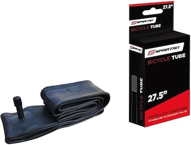أنبوب دراجة سبارتان مقاس 27.5 بوصة، أنبوب داخلي متين للدراجات الجبلية والهجينة، صمام شريدر قياسي لسهولة النفخ، هيكل مطاطي يدوم طويلاً للرحلات اليومية، SP-9058