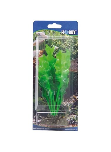 Hobby Aquarium D&eacute;cor, Artificial plant - Echinodorus, 20 cm