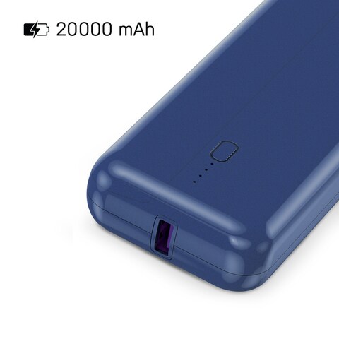 SEEKEN 20K MAH Foldable Magnetic Power Booster Wirless 225W Power Bank - Blue   Fast Charging   Portable Charger   Dual Inputs   Overcharge Protection   Premium Design   High-Quality.
