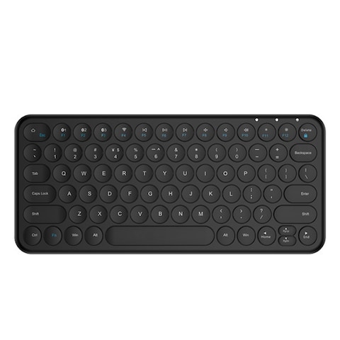 SEEKEN Mini Portable Bluetooth Keyboard - Black, Multi-Device Pairing, Premium Design, High-Quality.