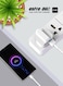 SEEKEN Astra Duo Power Adapter with cable - White   Travel Adapter   Multiport Adapter   Premium Design   High-Quality.