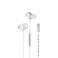 SEEKEN Wired Stereo Earphone with iOS Connector - White, High-Resolution Audio, Long Battery Life, Premium Design, High-Quality.