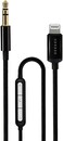 SEEKEN IOS AUX with Microphone 3.5 mm Cable - Black, Fast Charging, Premium Design, High-Quality.