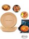 50 Pcs Air Fryer Disposable Paper Liner Cooking Paper for Air Fryer Non-Stick Air Fryer Liners Baking Paper for Air Fryer Oil-proof Food Grade Parchment for Baking Roasting Microwave